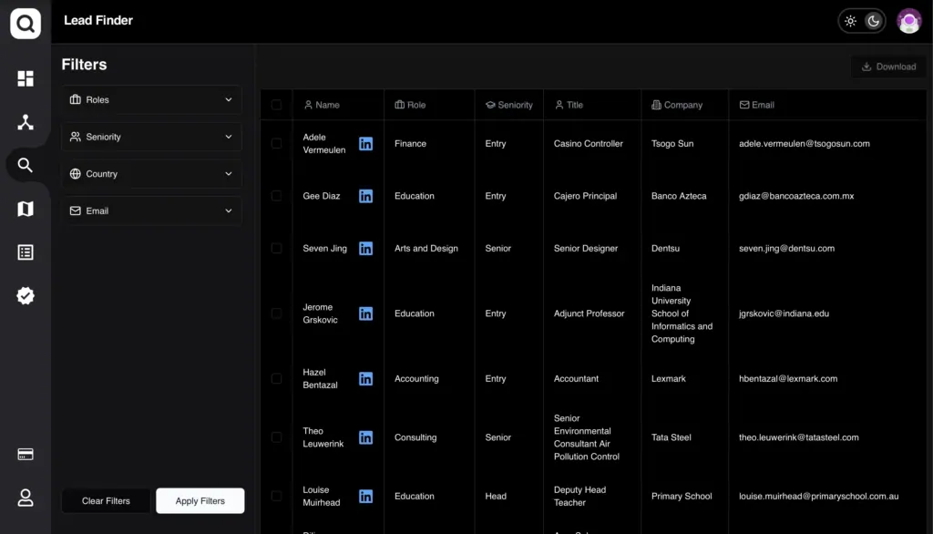 Leadfinder overview
