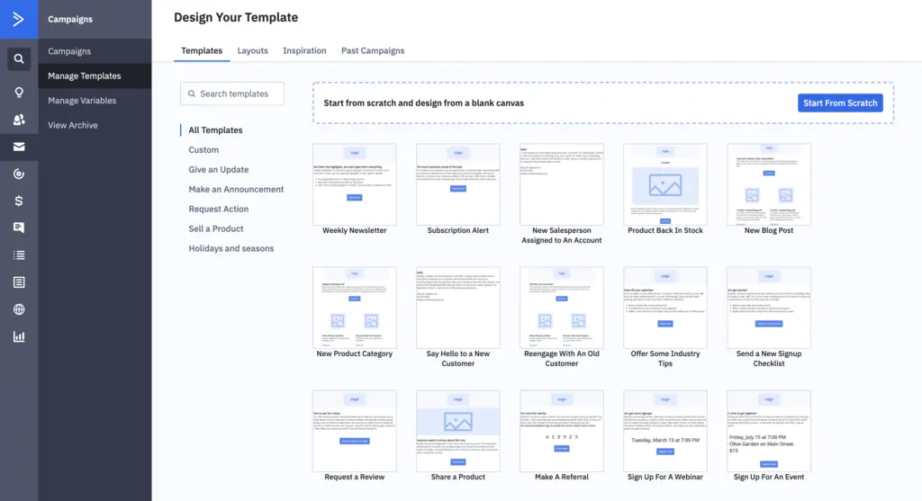 ActiveCampaign email campaign templates