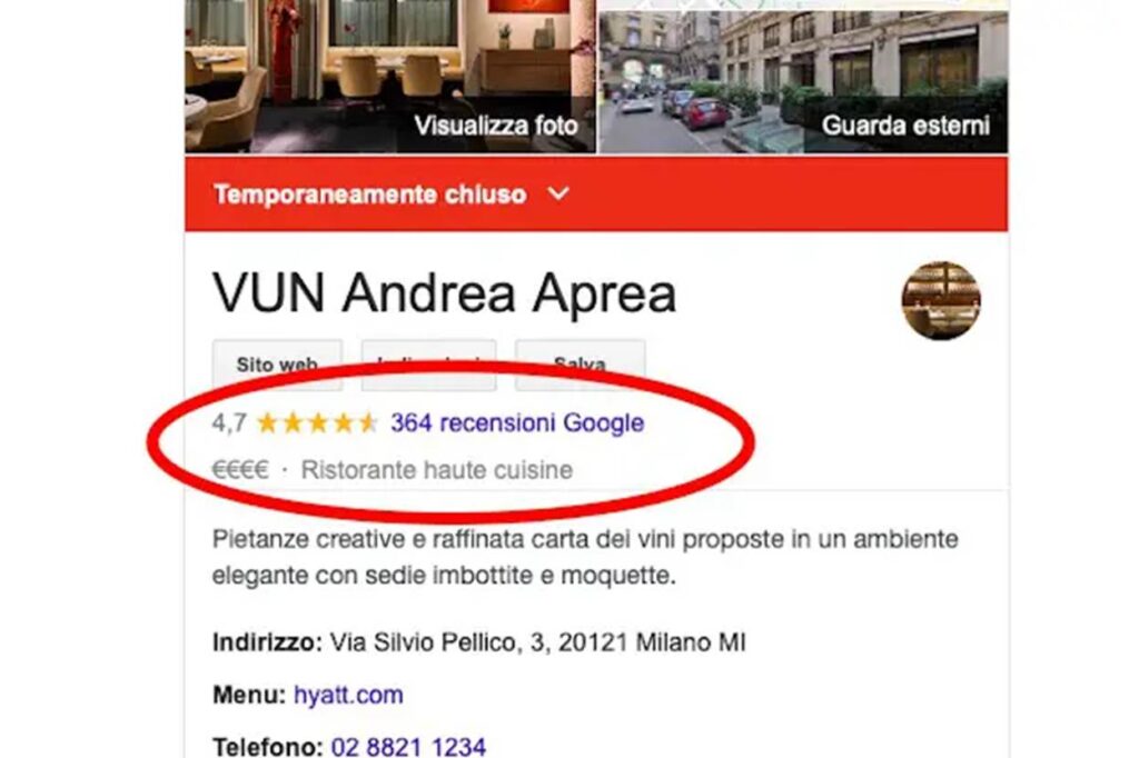recensioni Google