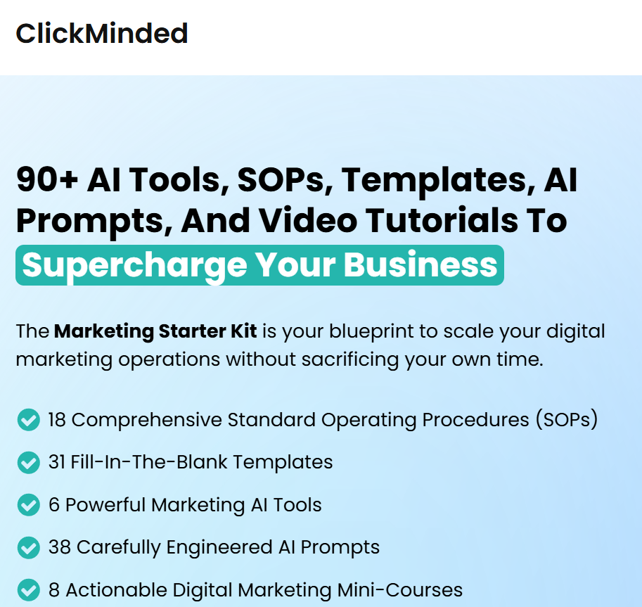 clickminded mini corsi