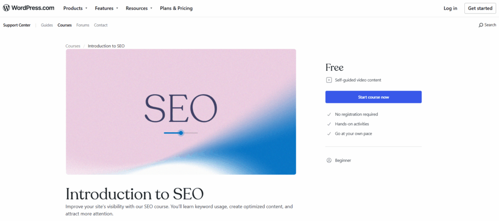 corso introduzione seo wordpress com