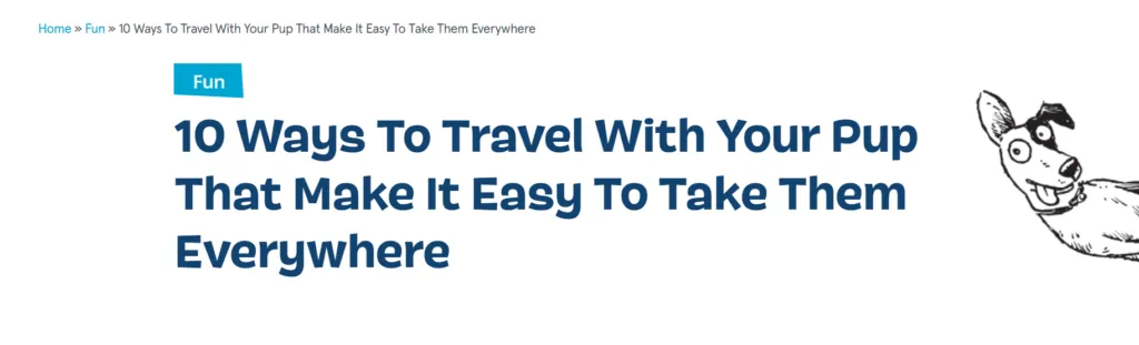 BarkPost list article example