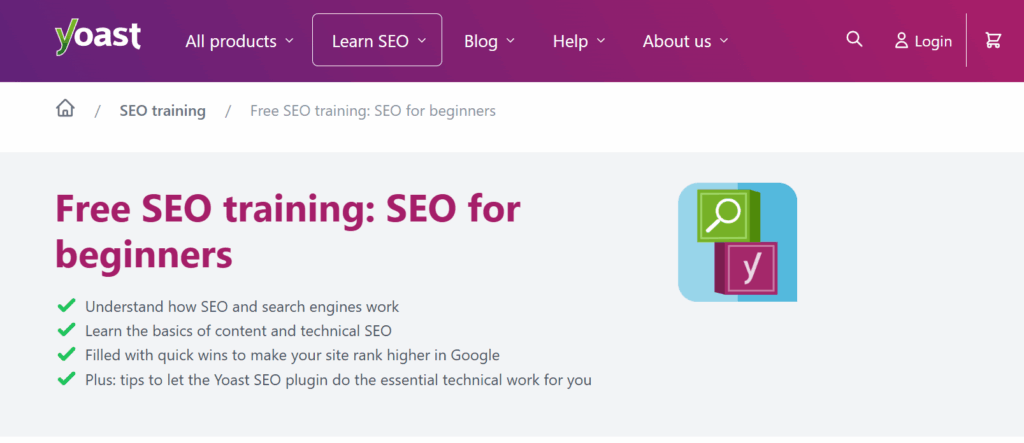 free seo training corso gratuito yoast